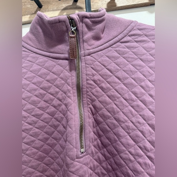 L.L Bean Lavender Quilted Women's Top - Picture 4 of 6